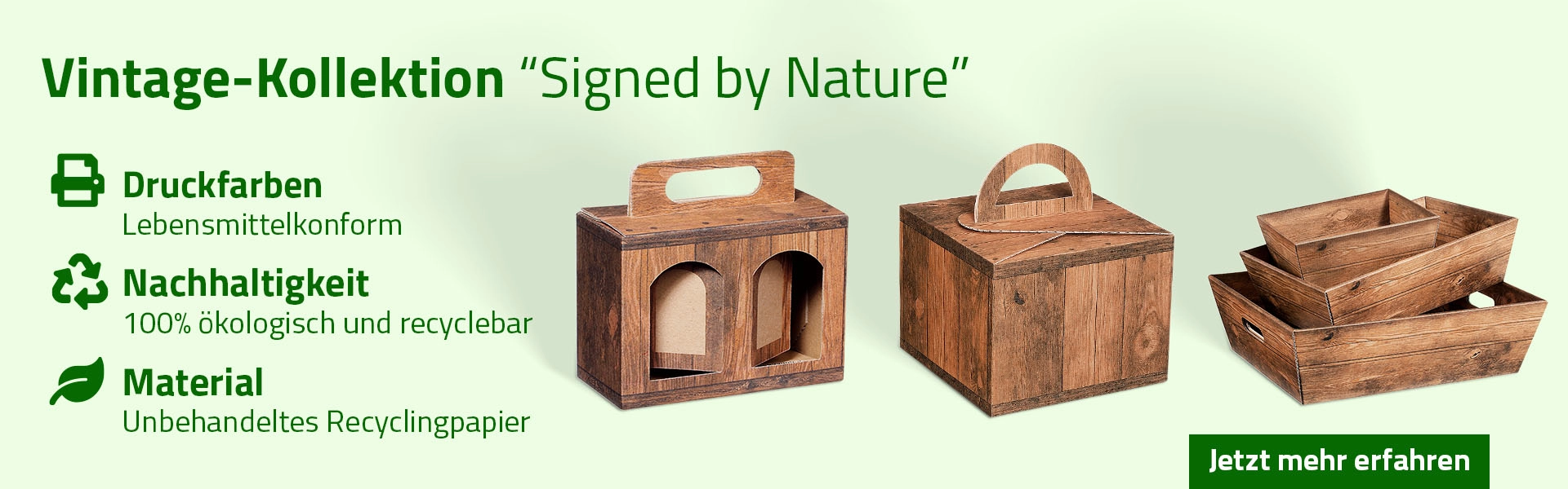 SIGNED BY NATURE - Nachhaltige Geschenkverpackungen.