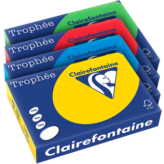 Clairefontaine Trophe Color, DIN A4 | DIN A3, 80 g/m, Intensivfarben