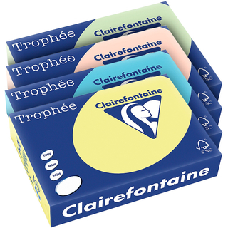 Clairefontaine Trophe Color, DIN A4 | DIN A3, 80 g/m, Pastellfarben